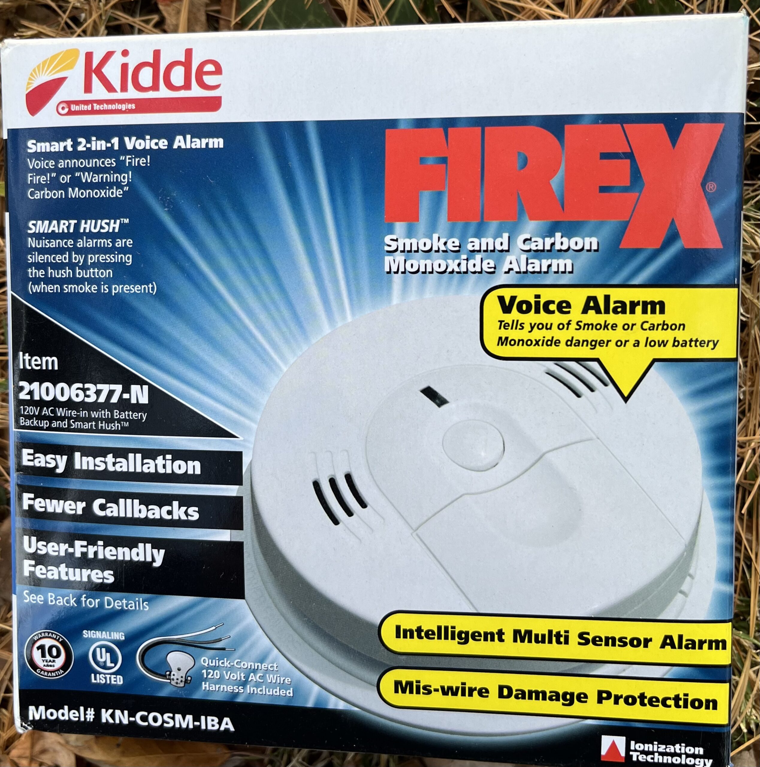 Item HG24 - Kidde Firex 2 in 1 Voice Alarm valued at $34