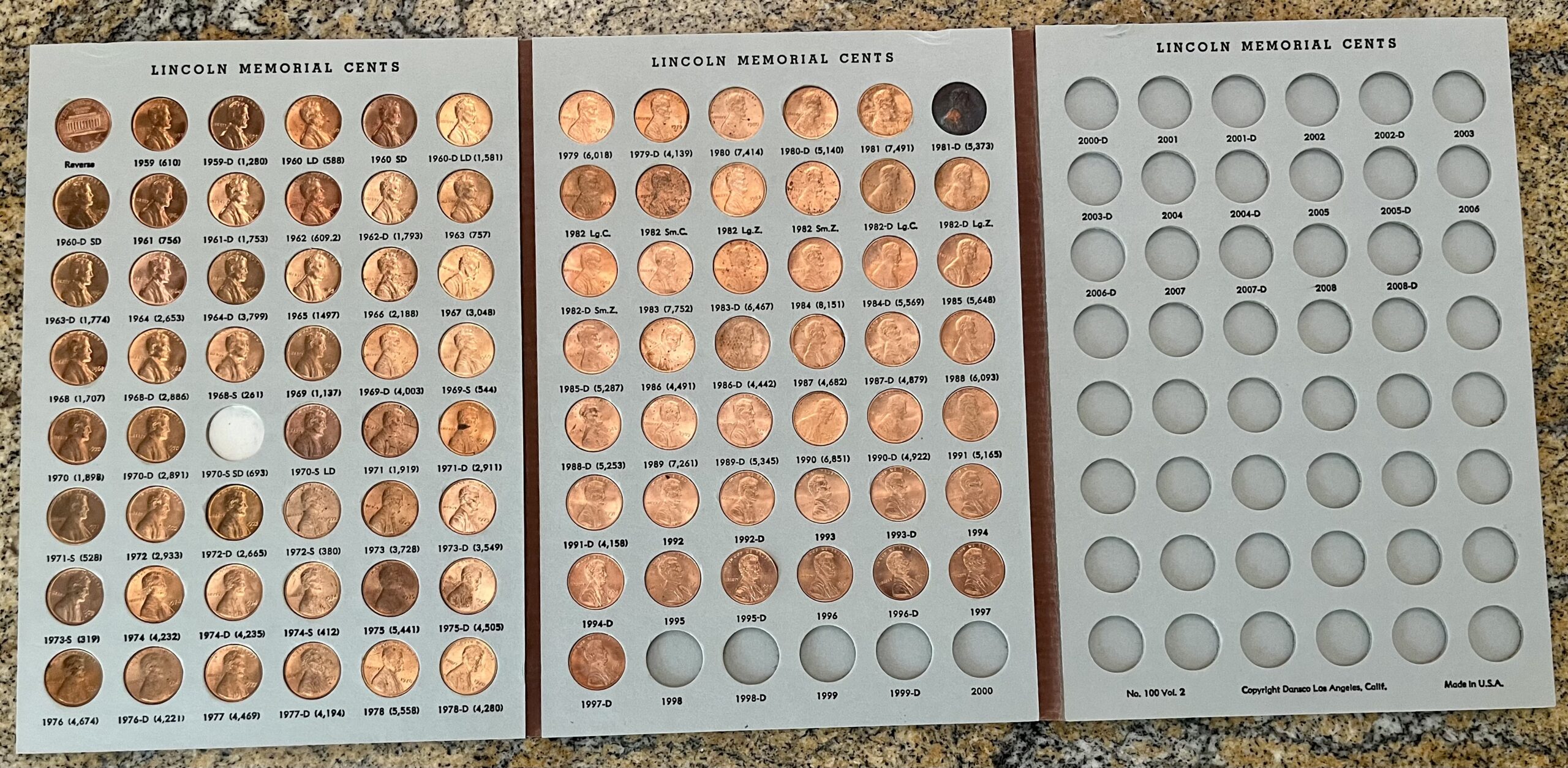 Item HG 23 - BEAUTIFUL Lincoln Penny Set, valued at $38 set B