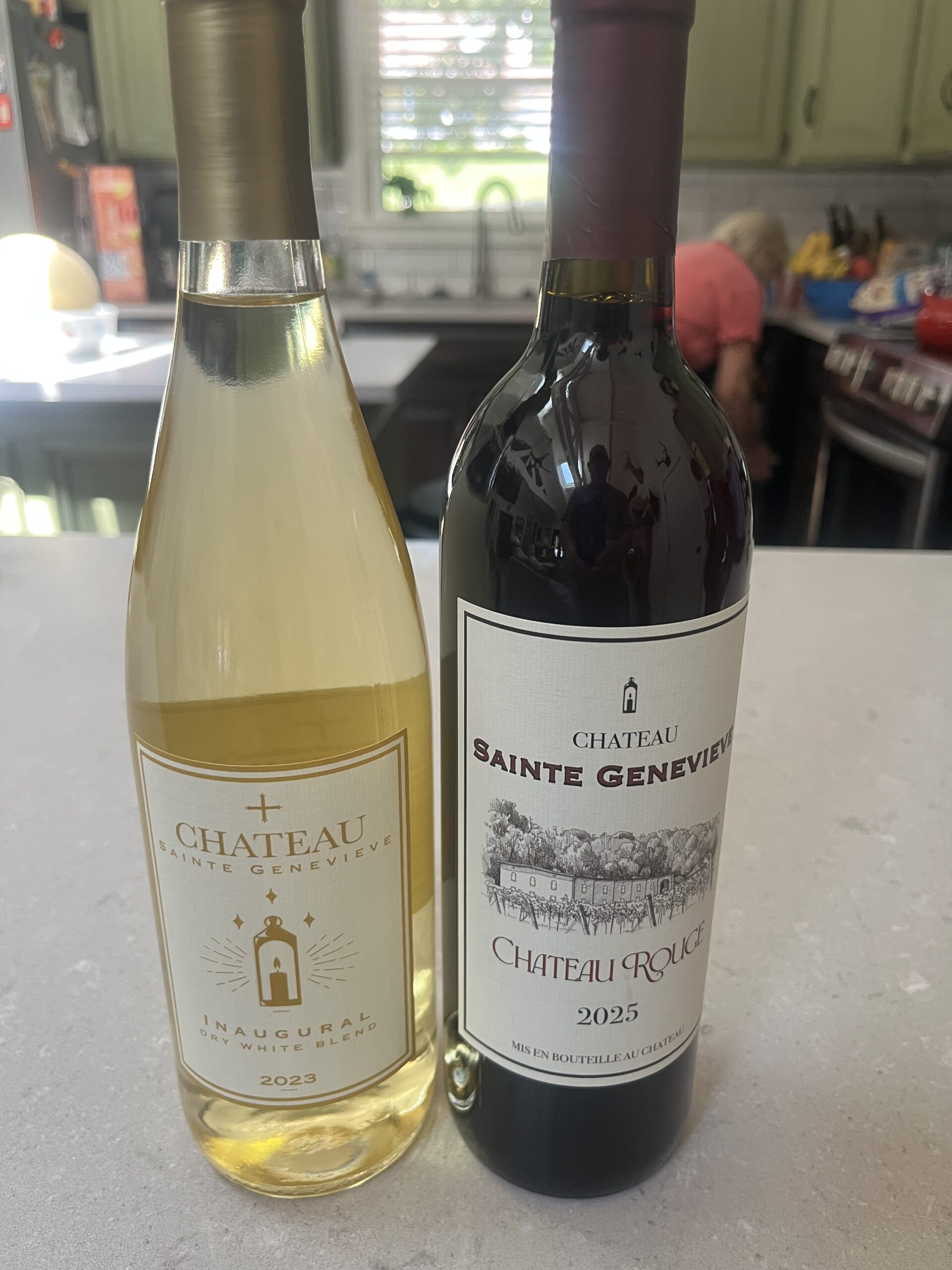 Item FW 5 - TWO Bottles of Wine from Ste Genevieve Winery in Bloomsdale, Missouri valued at $34