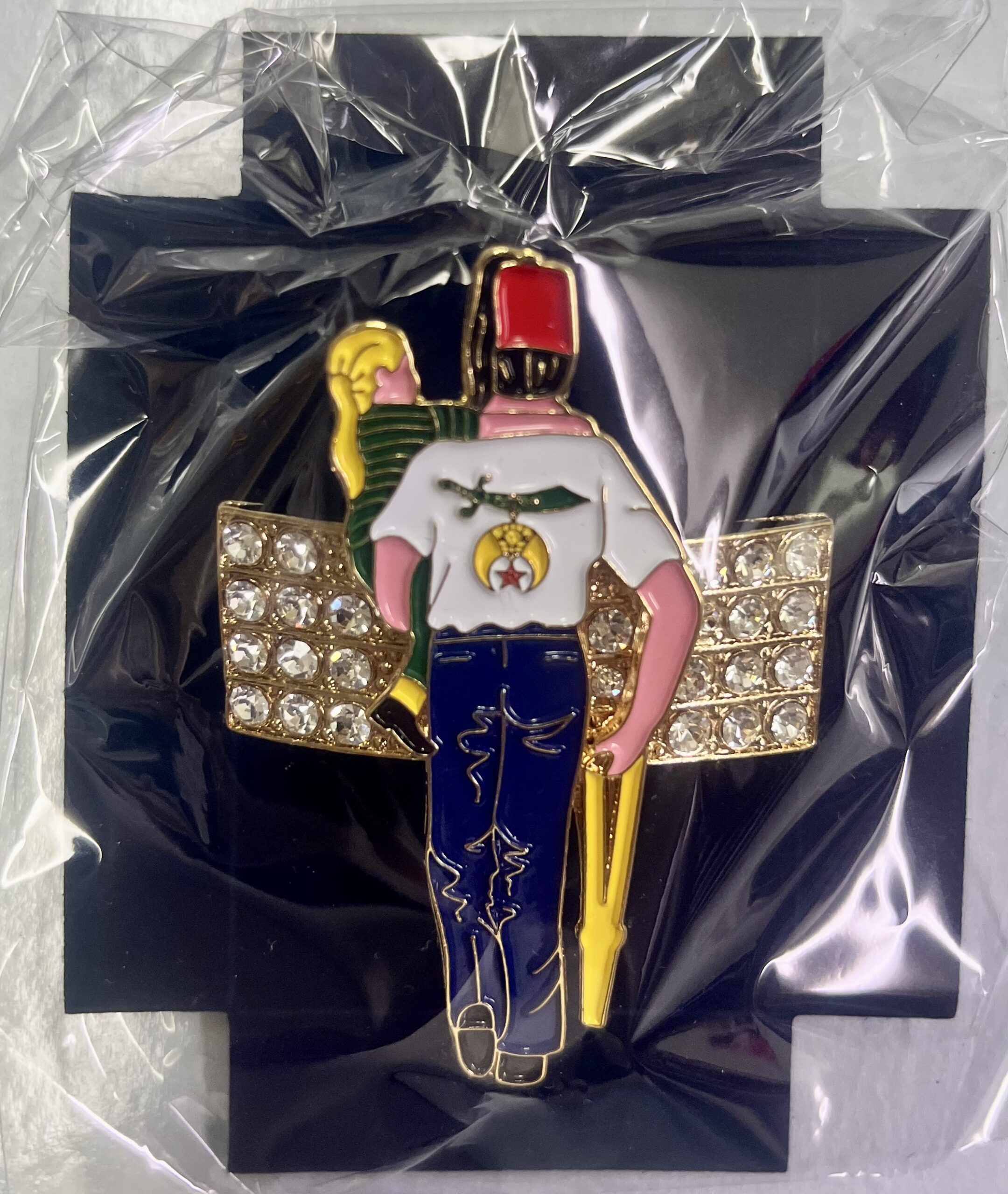 Item SH 30 - Fez Tassel Holder, Shriners Children's Silent Messenger priced at $35